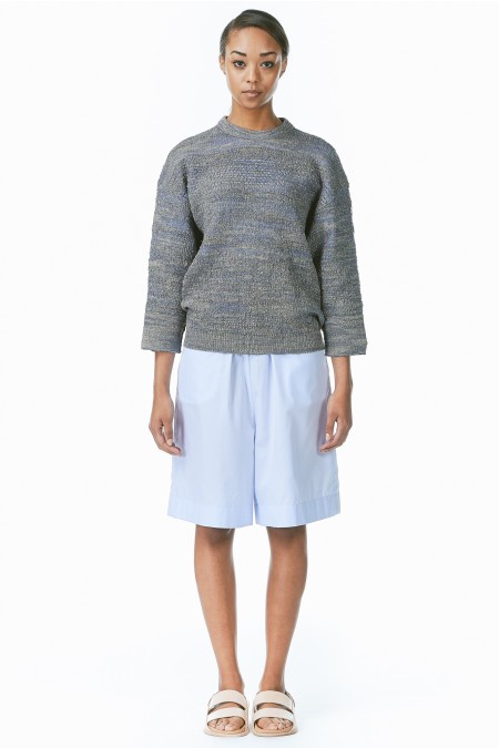 sky blue lightblue knitted sweater