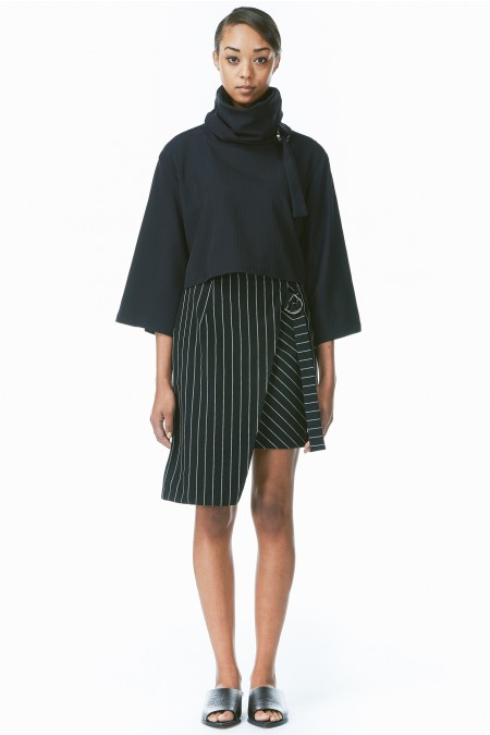 oversize turtleneck sweater by house of sunny