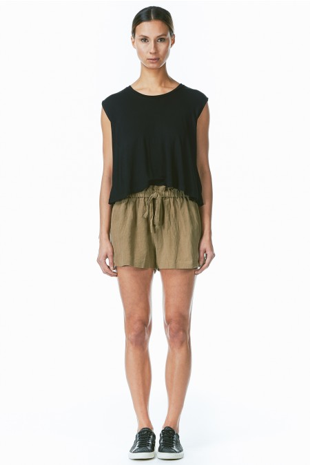 elastic waistband summer shorts 