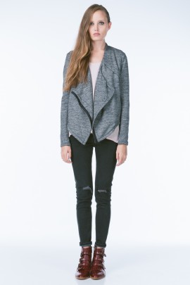 Graphite Drape Jacket