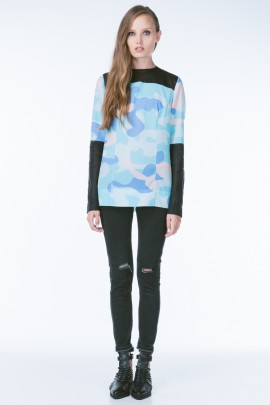 Pastel Camo Blouse