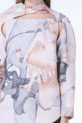 Architectural Cutout Sweatshirt