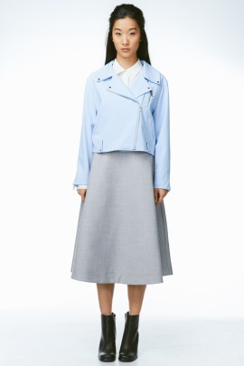 Powder Blue Motorcycle Jacket