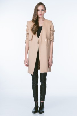 Mia Wool Camel Coat