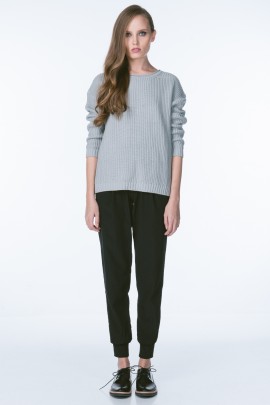 Cropped Knit Sweater