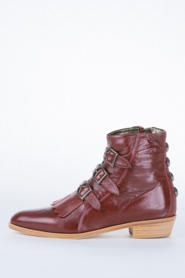 Oxblood Leather Jett Boot