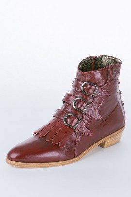 Oxblood Leather Jett Boot