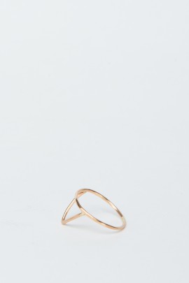 14k Gold-Filled Triangle Ring