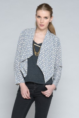 Lightweight Leaf Print Jacket 