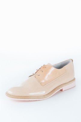 Allison Blush Leather Oxford