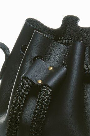 Leather Brady Bucket Bag