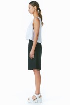 black pull on shorts