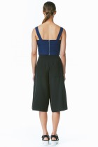 long black gaucho shorts