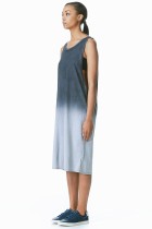 sleevless black ombre tank t-shirt dress