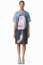 ffixxed colonia digital printed t-shirt dress