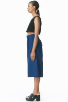 cotton viscose midsea blue culotte