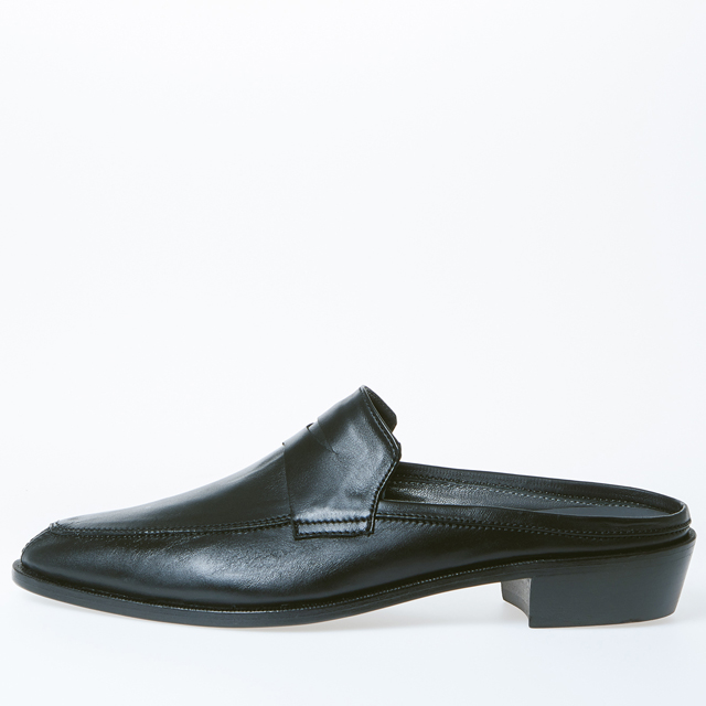Modern Vice Black Leather Jett Slide