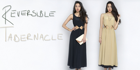 Samantha Pleet Reversible Tabernacle Dress