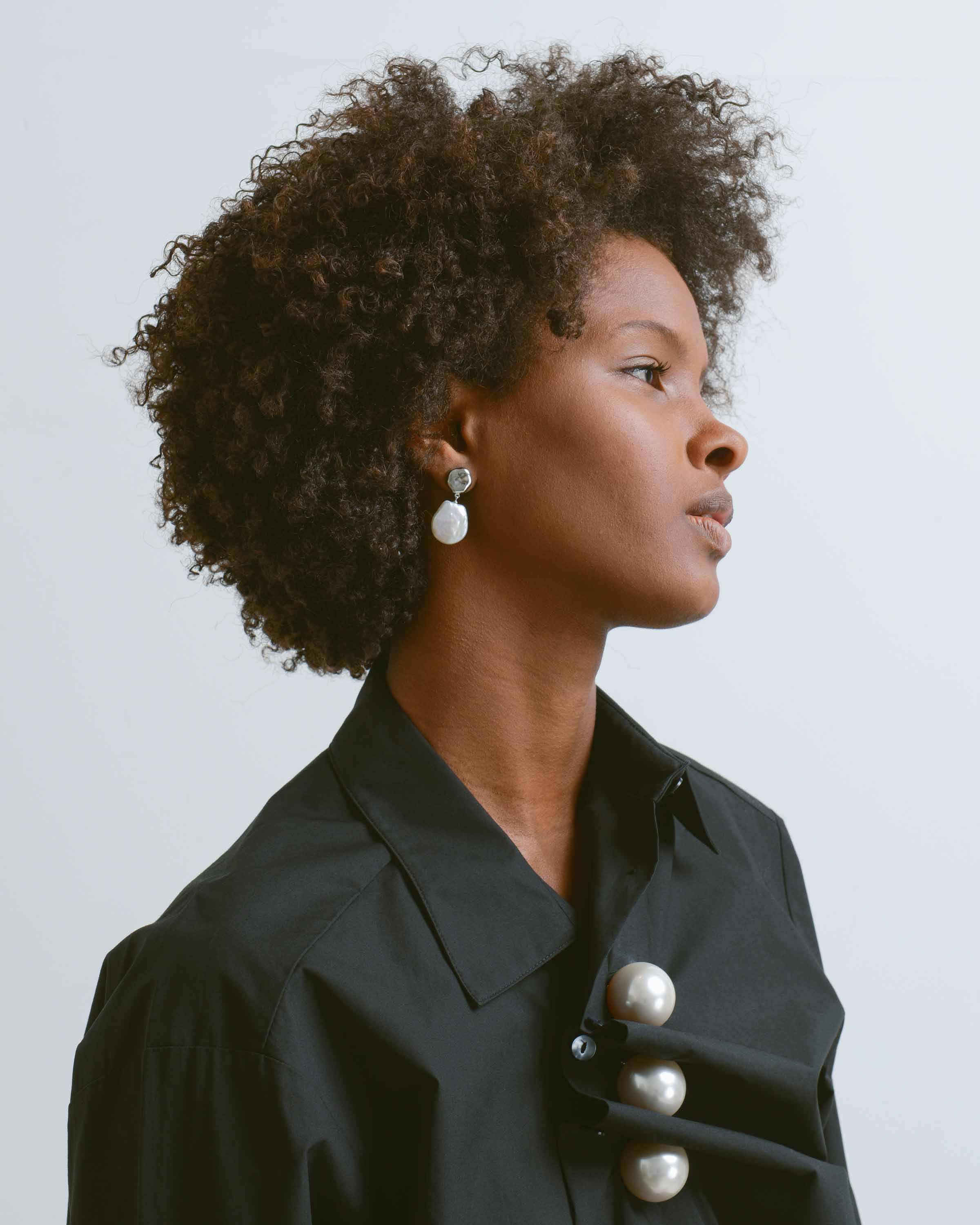 Sterling Silver Pearl Drop Earrings