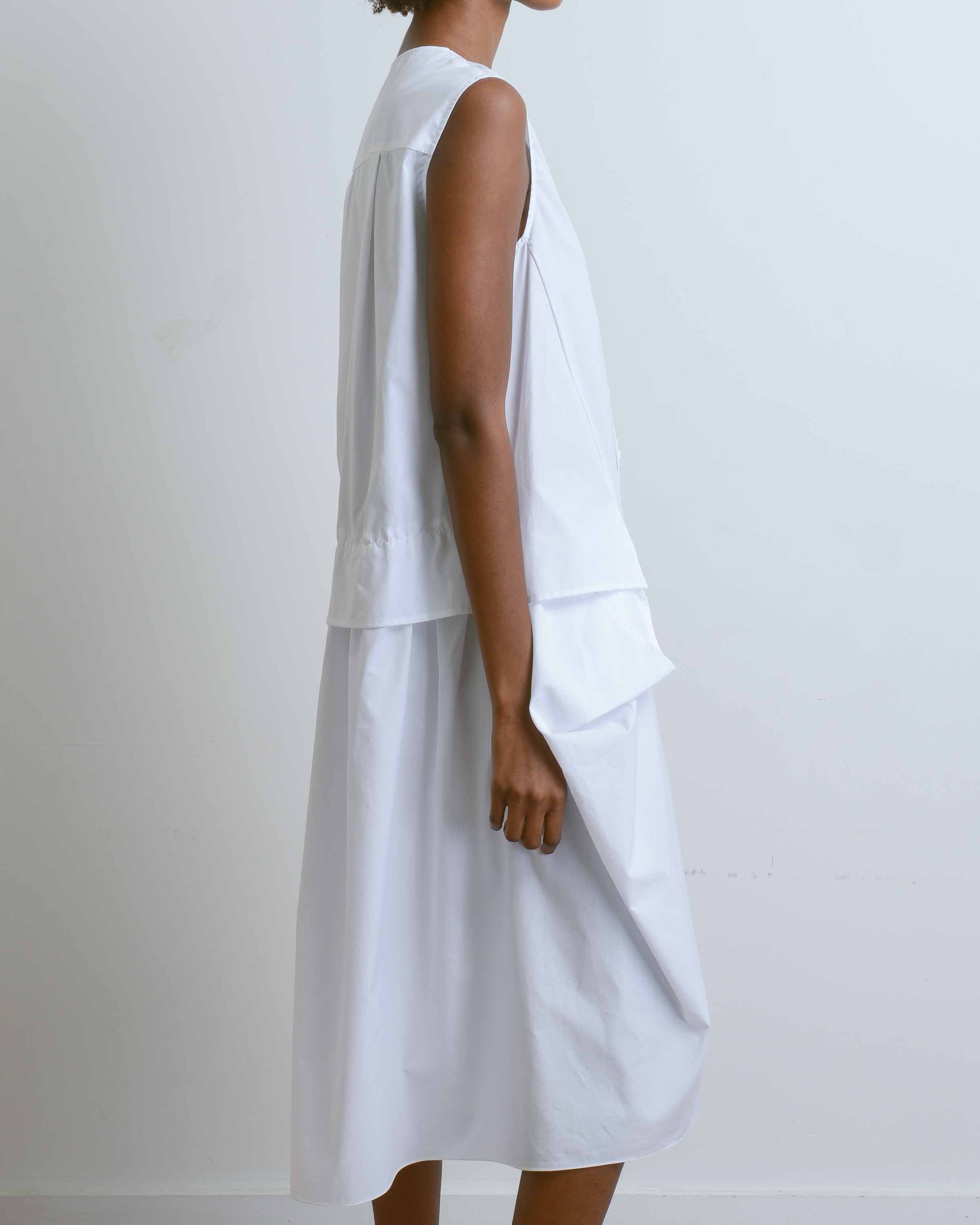 Asymmetrical Side Pocket Dress