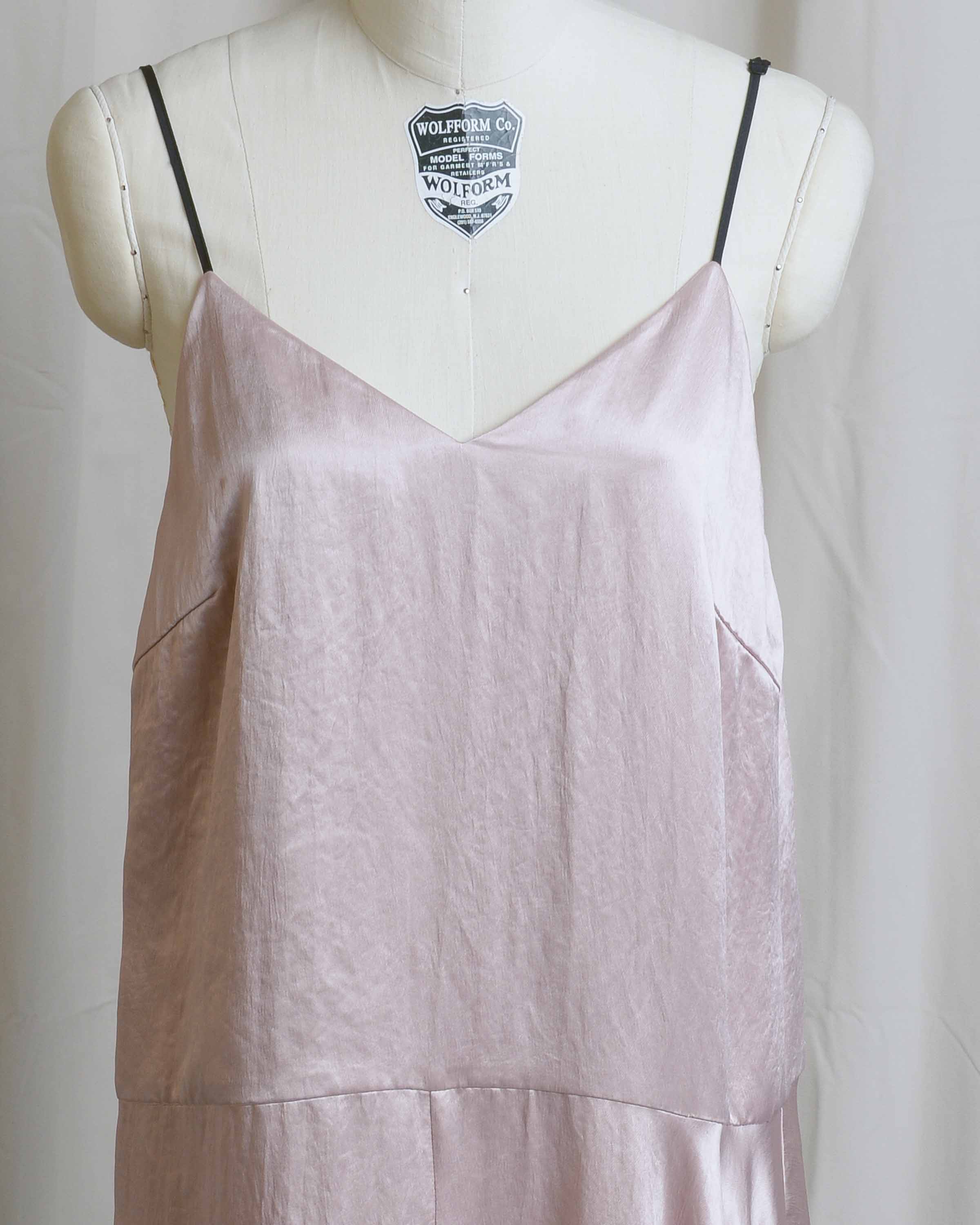 Drop Waist Asymmetrical Slip Dress