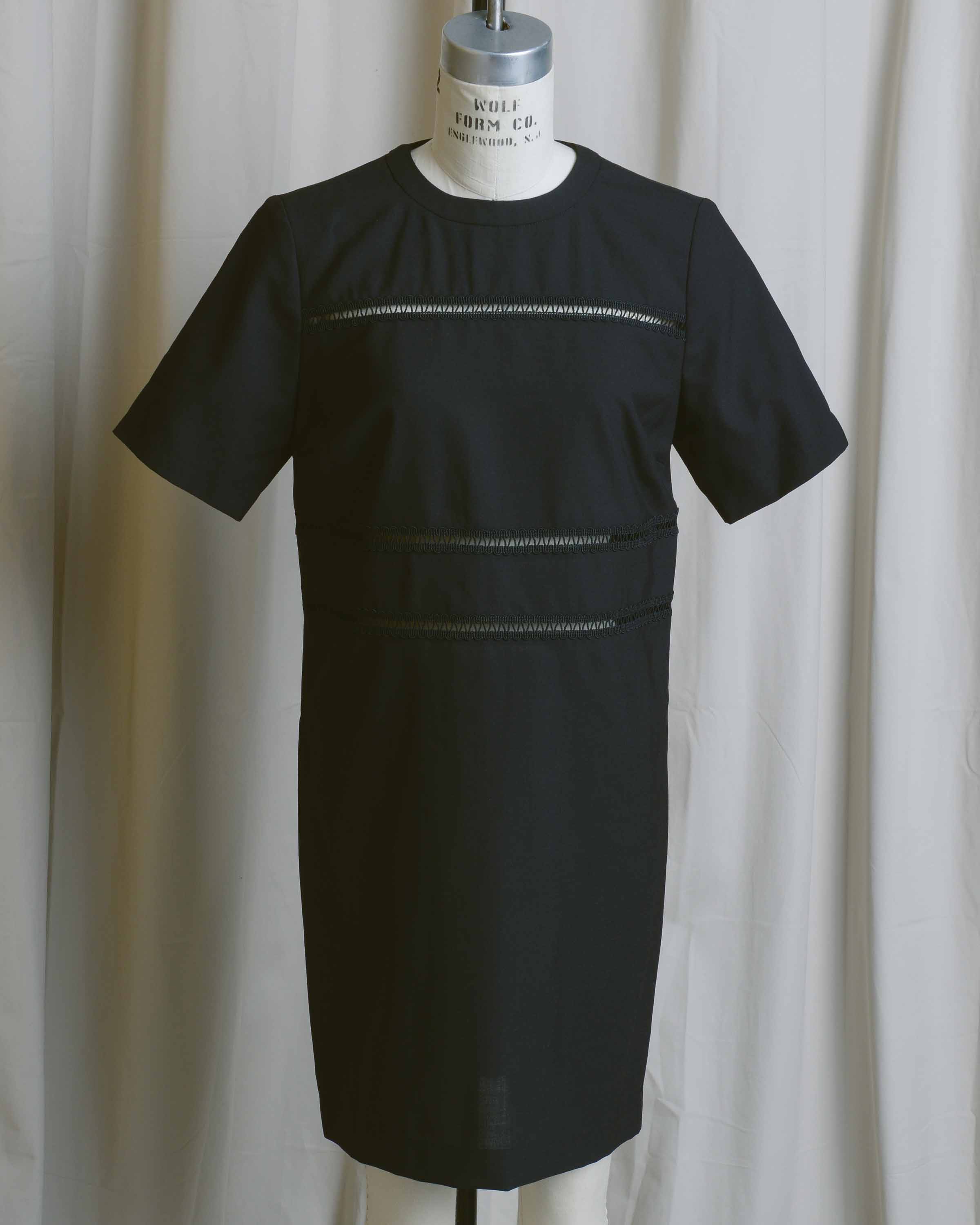 Eyelet Detail Shift Dress