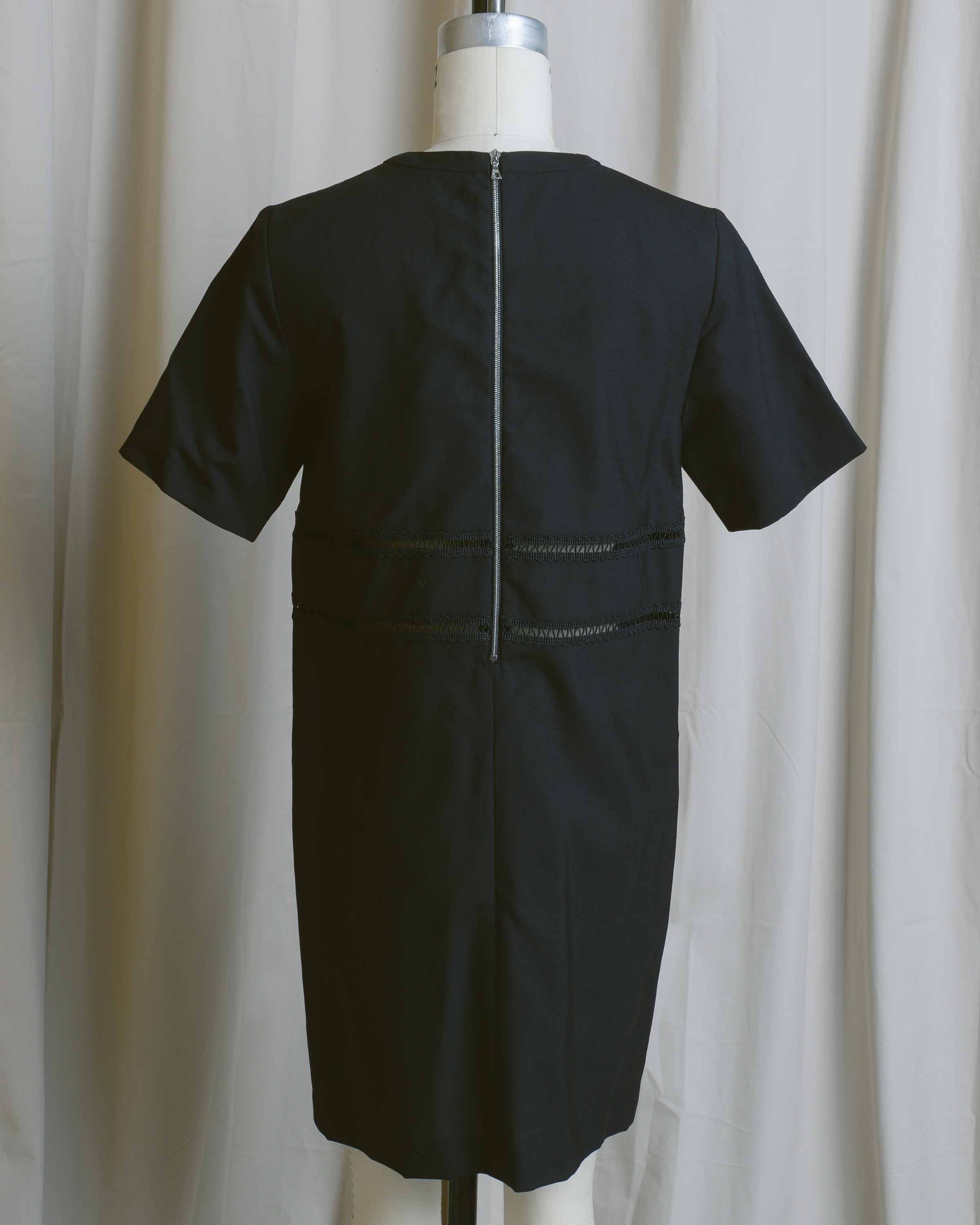 Eyelet Detail Shift Dress