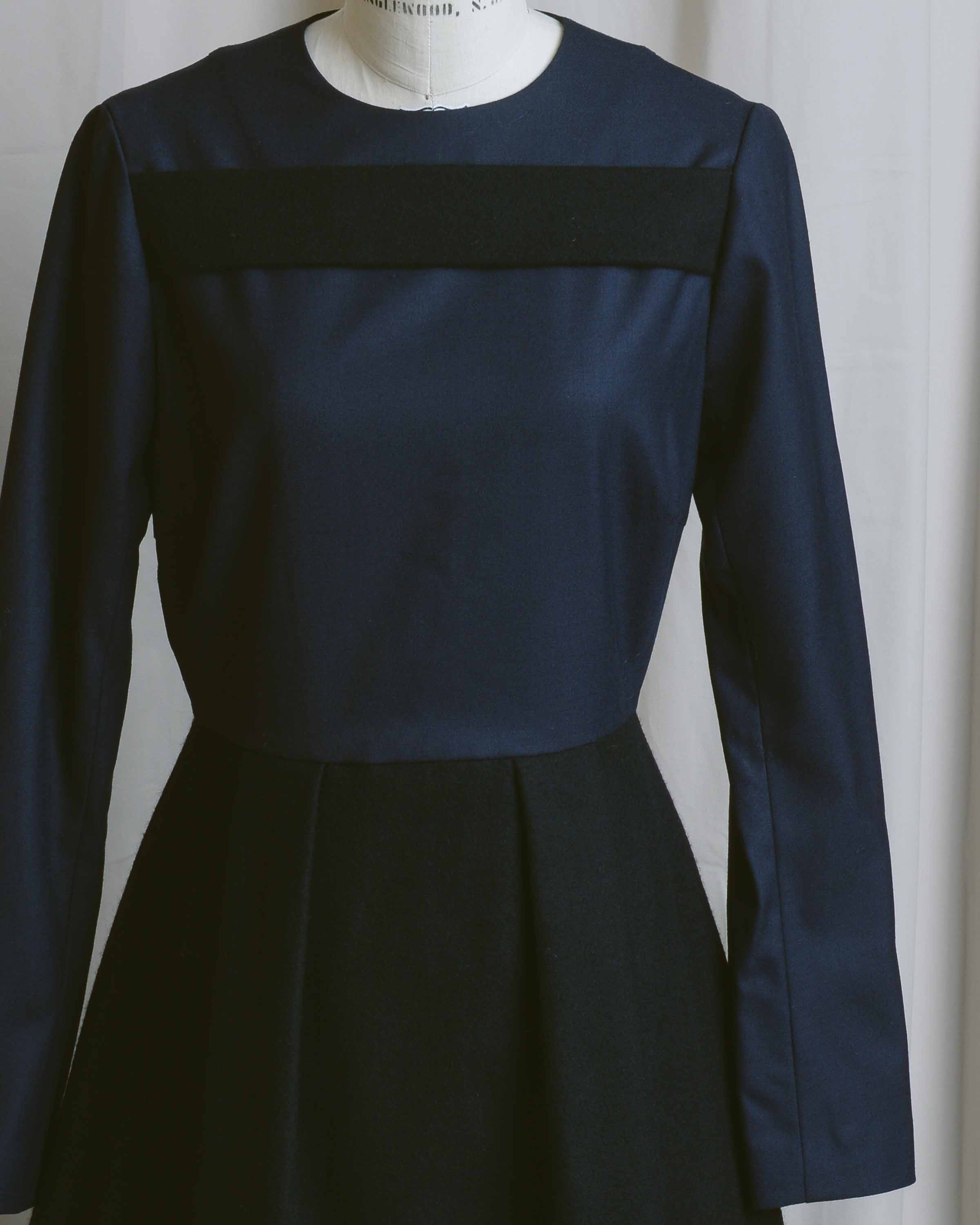 Color Block A-Line Dress