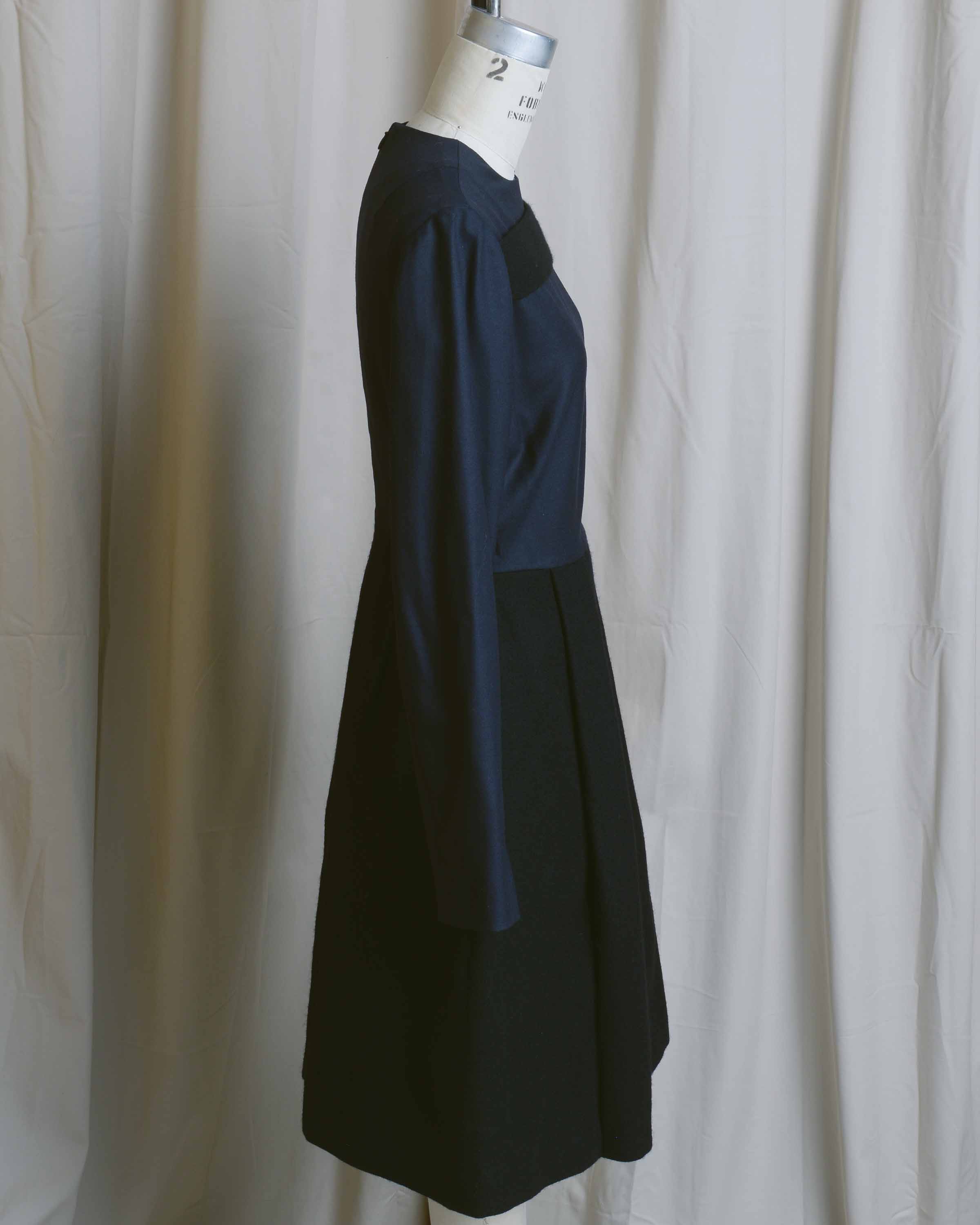 Color Block A-Line Dress