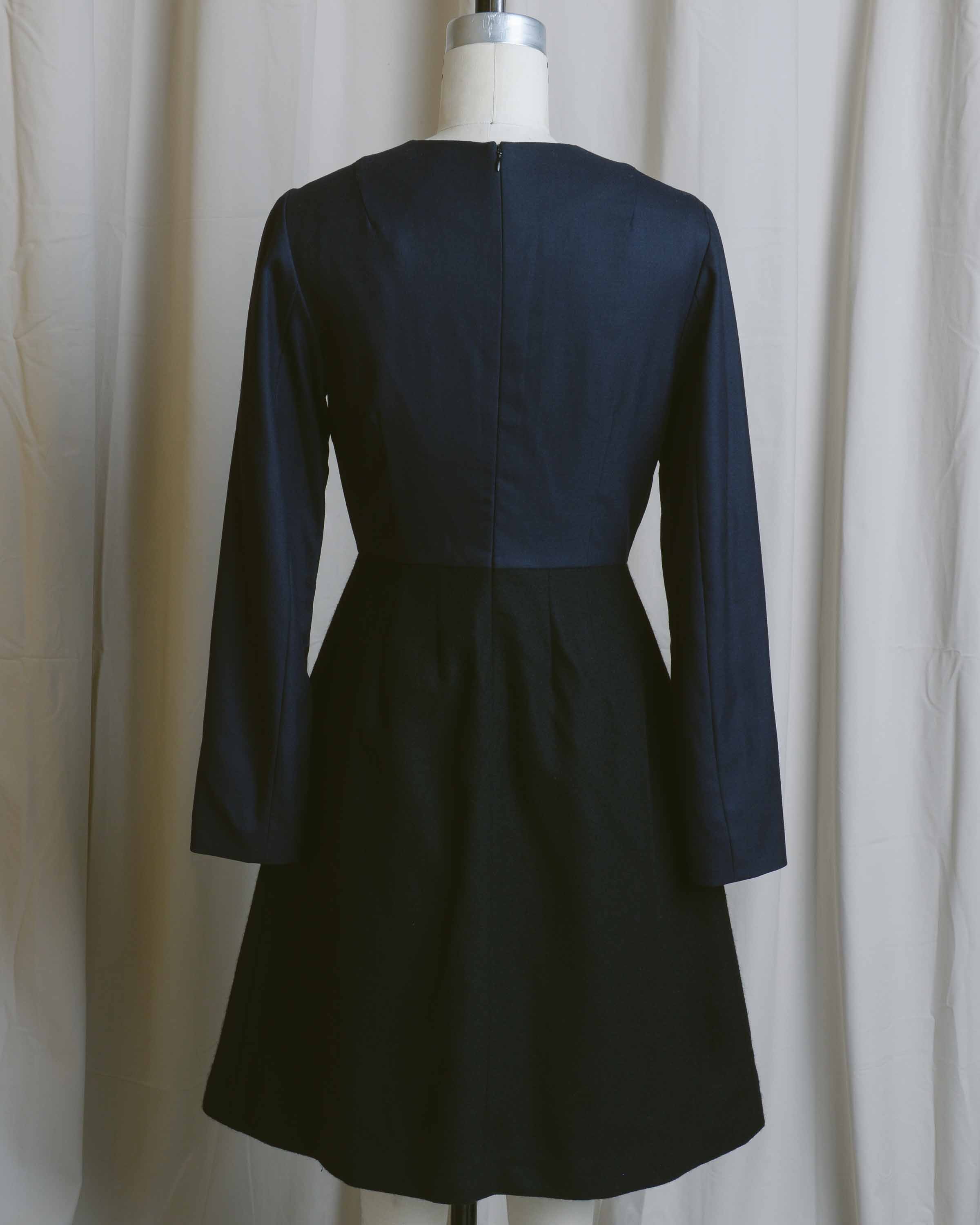 Color Block A-Line Dress