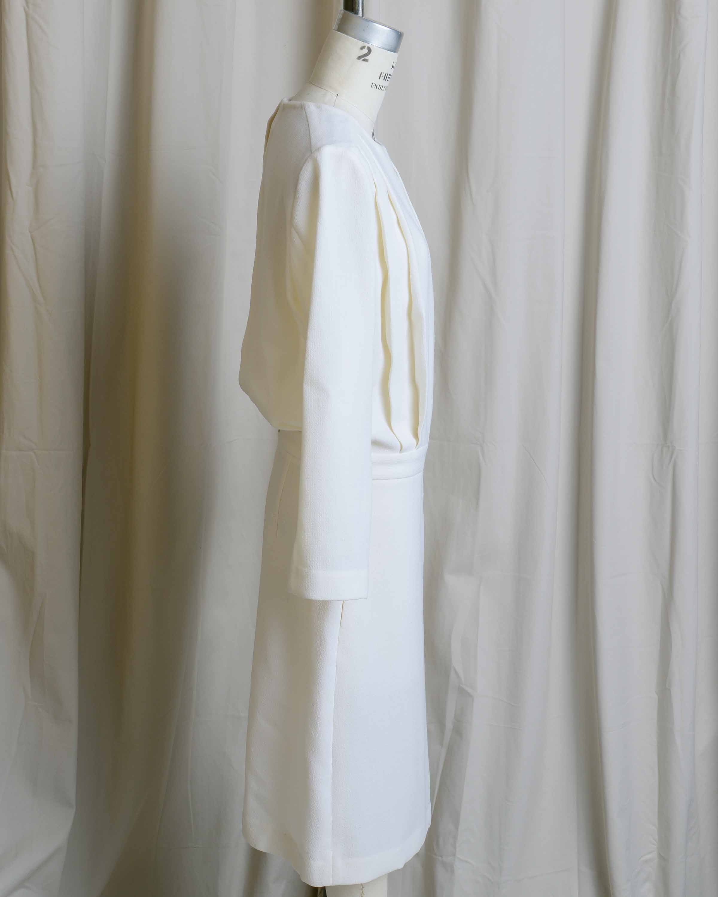 Off-White Open Back Dress