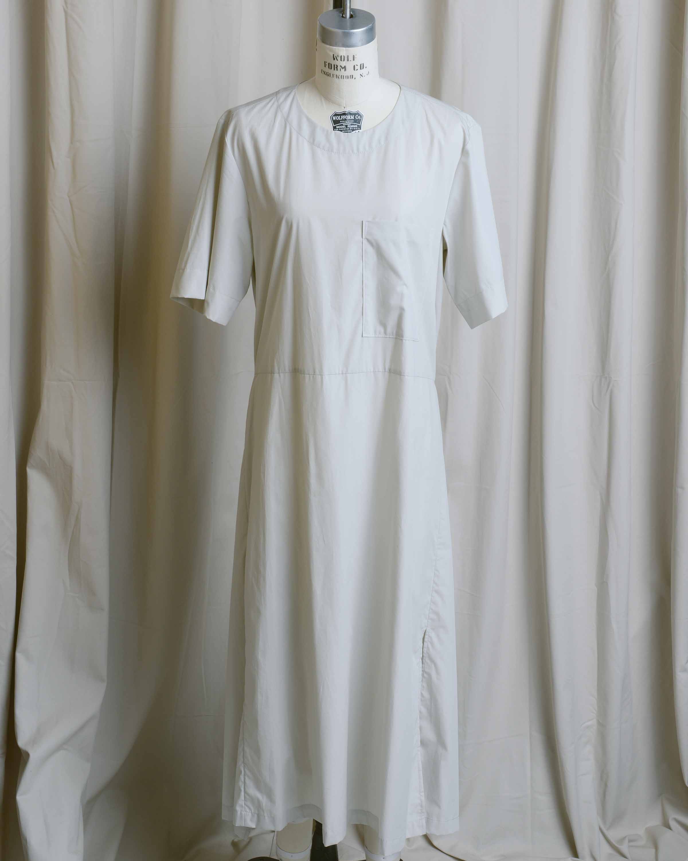 Cotton Apron Shirt Dress