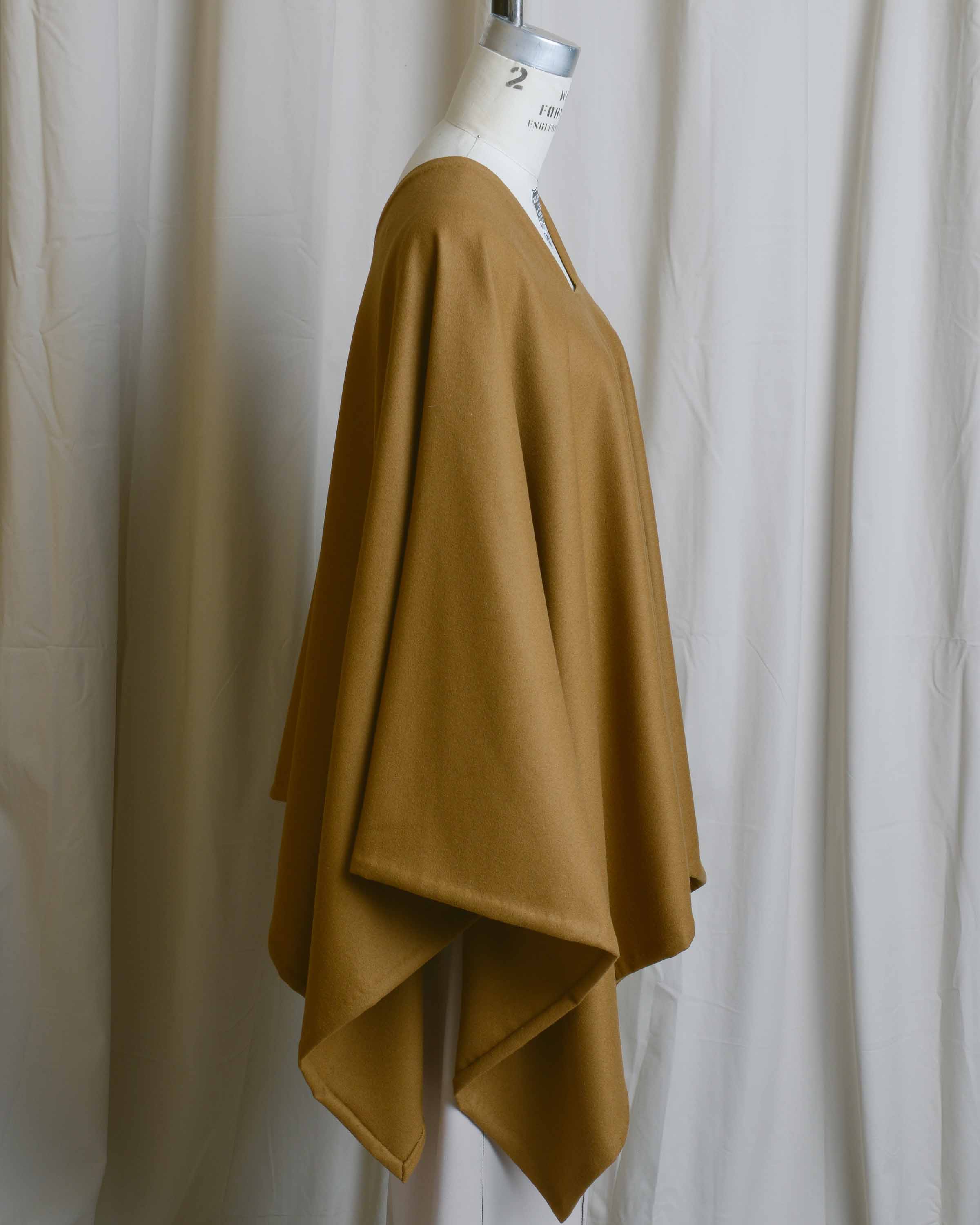 Camel Wool Poncho