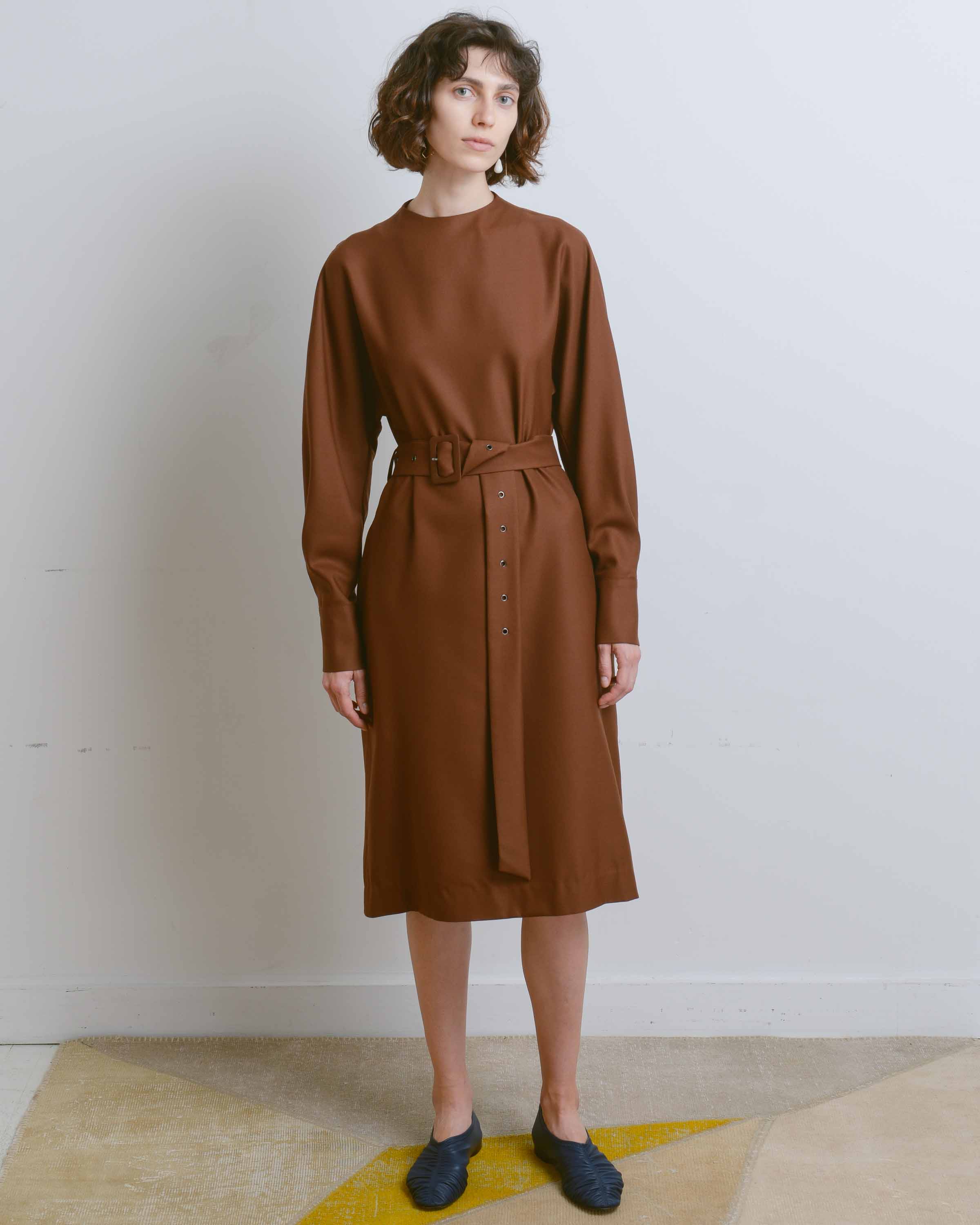 Brown Belt Dress