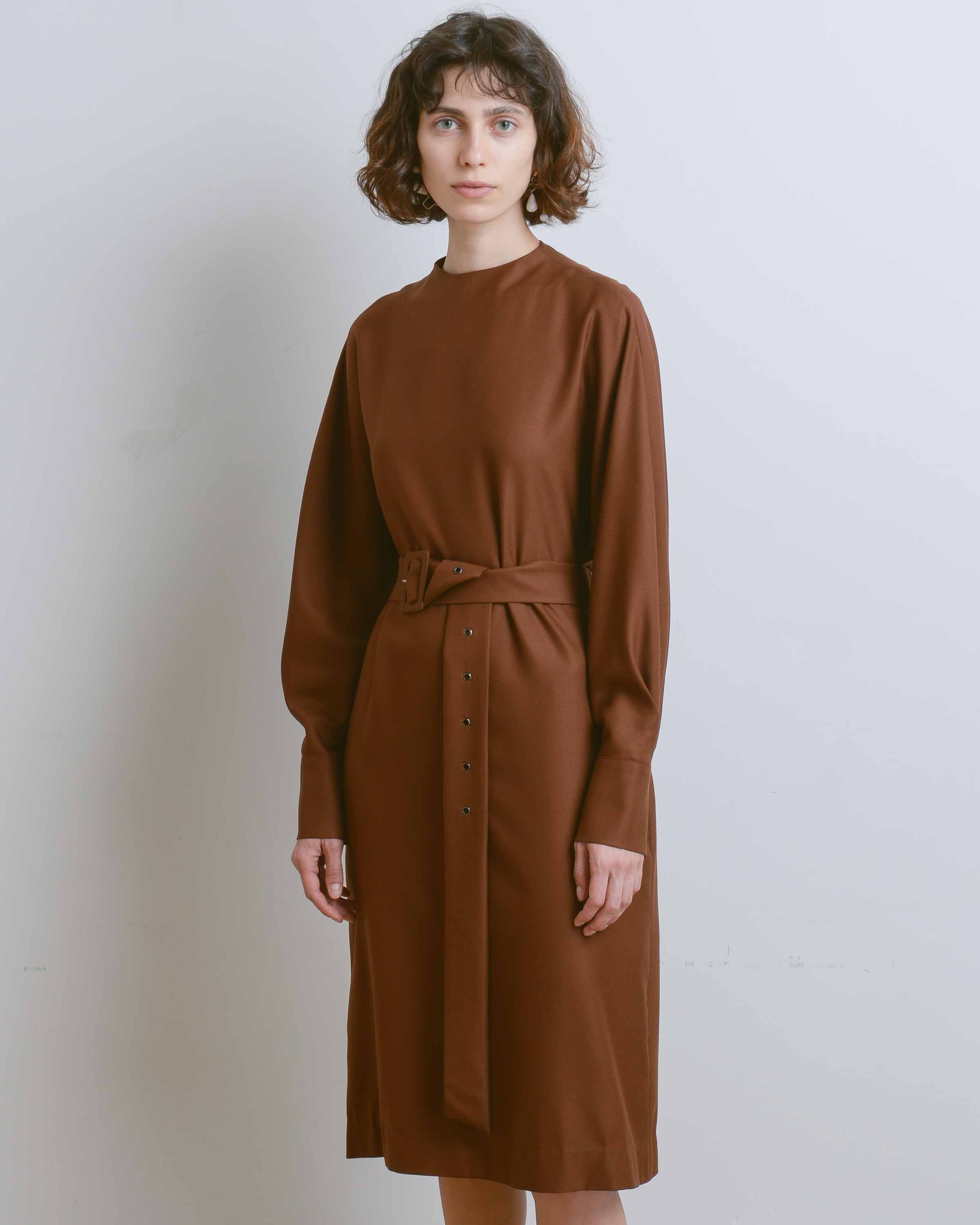 Brown Belt Dress
