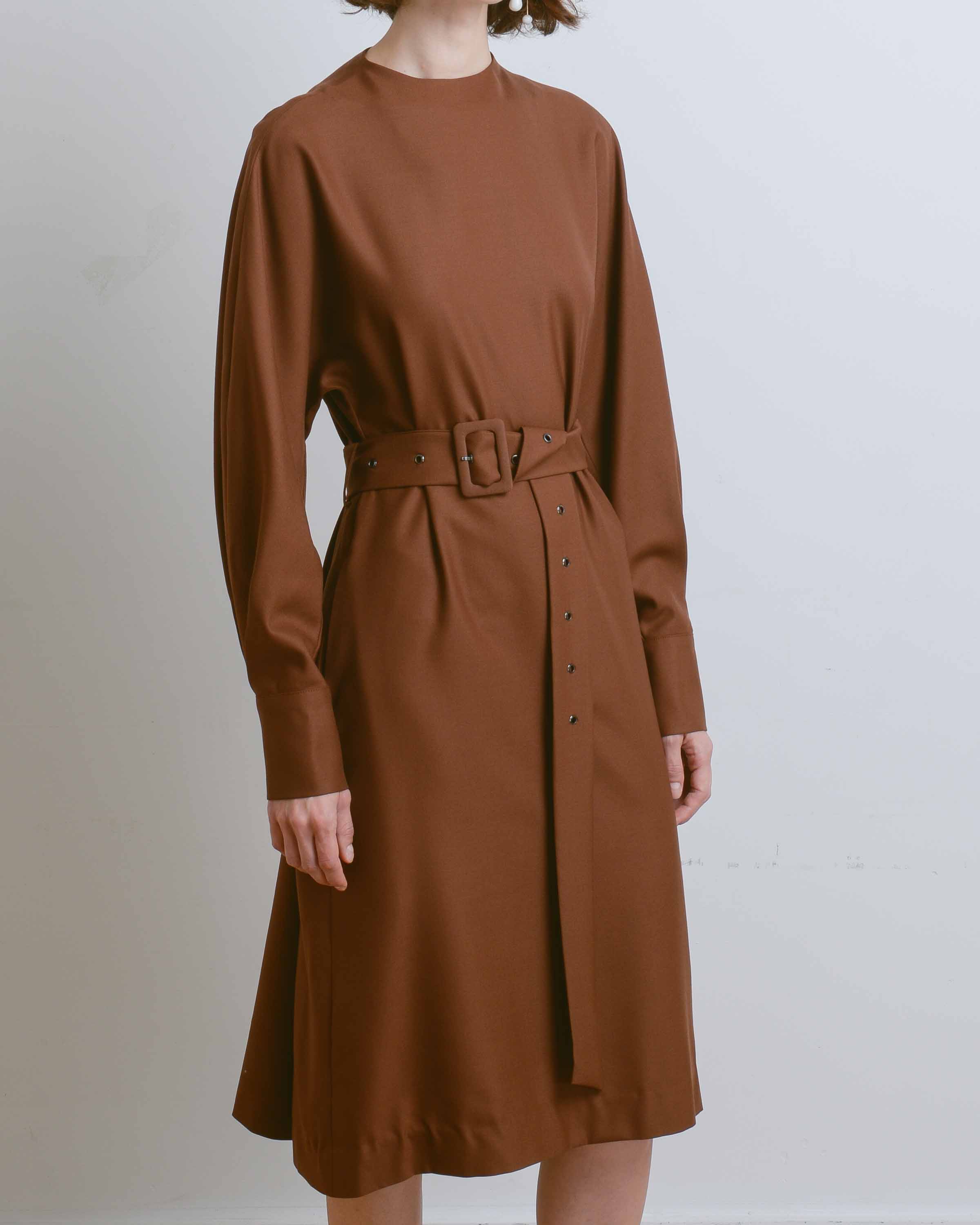 Brown Belt Dress