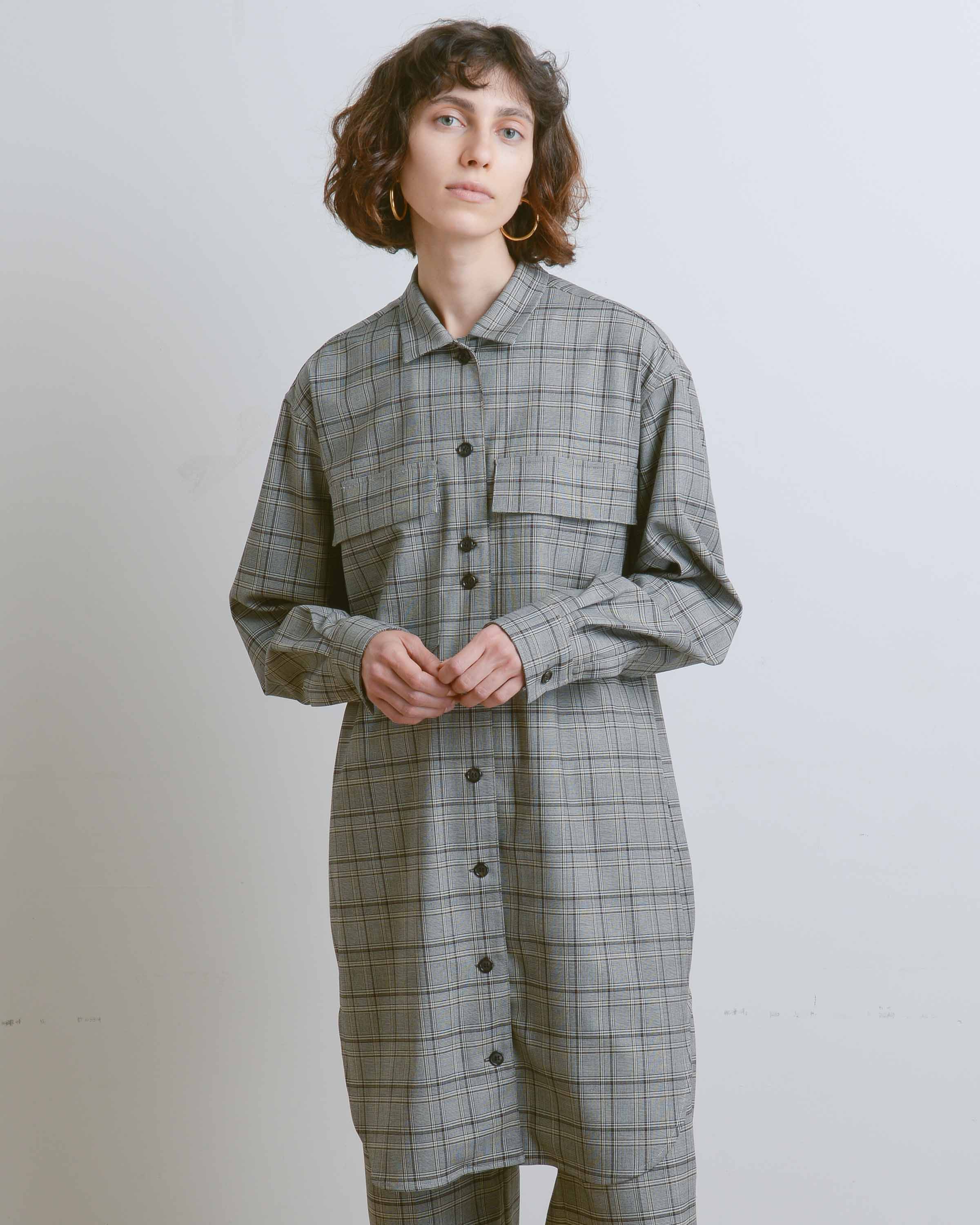 Loane Checked Long Shirt