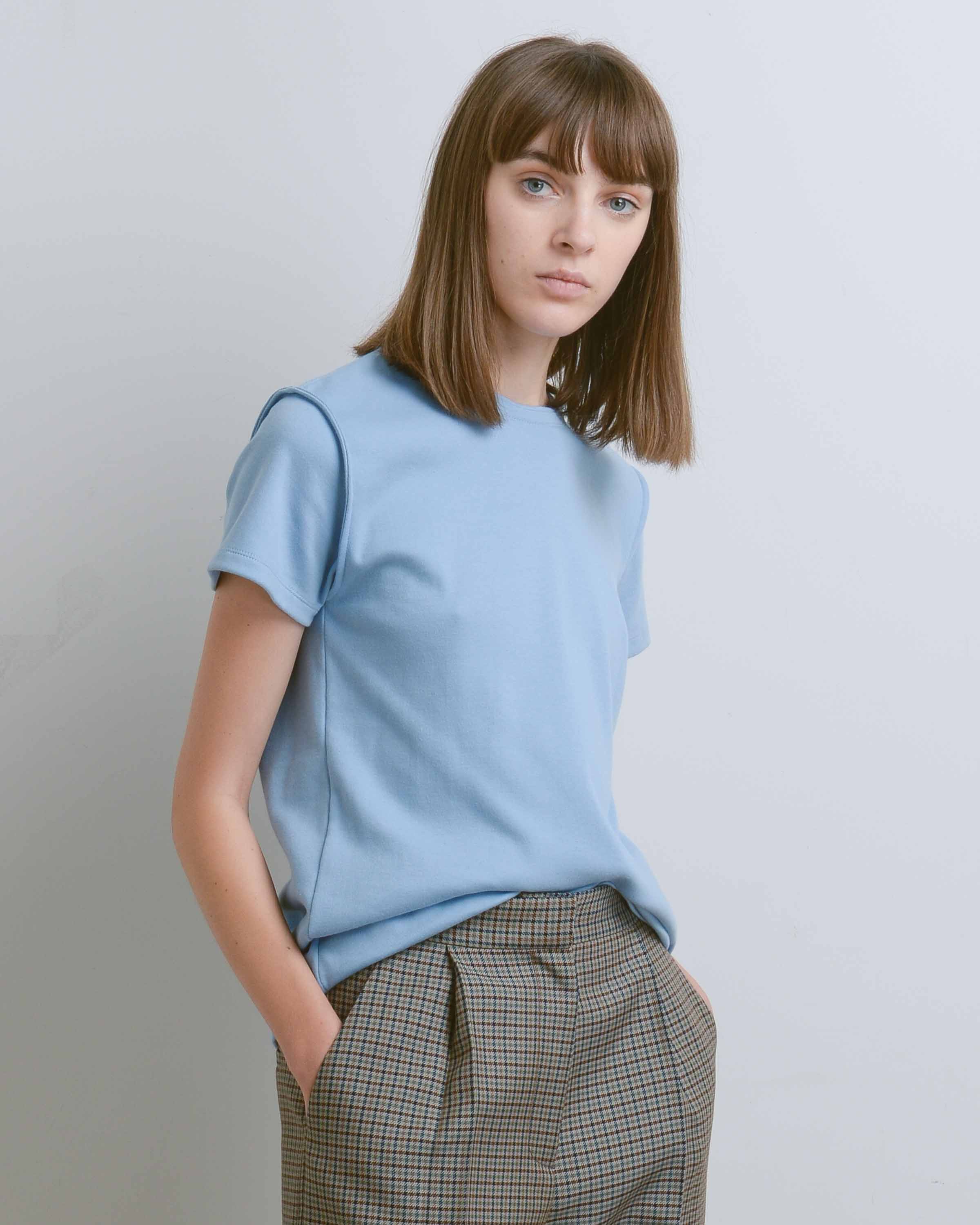 Light Blue Tee Without Text