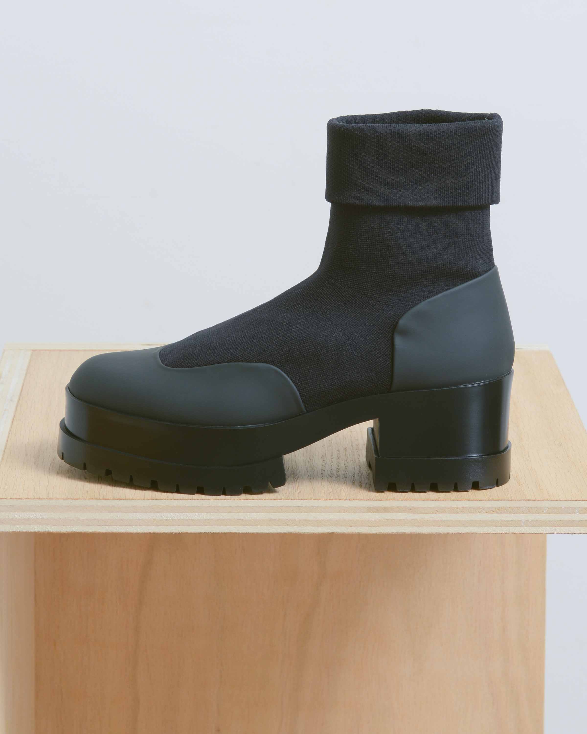 Wanda Platform Rubber Boots