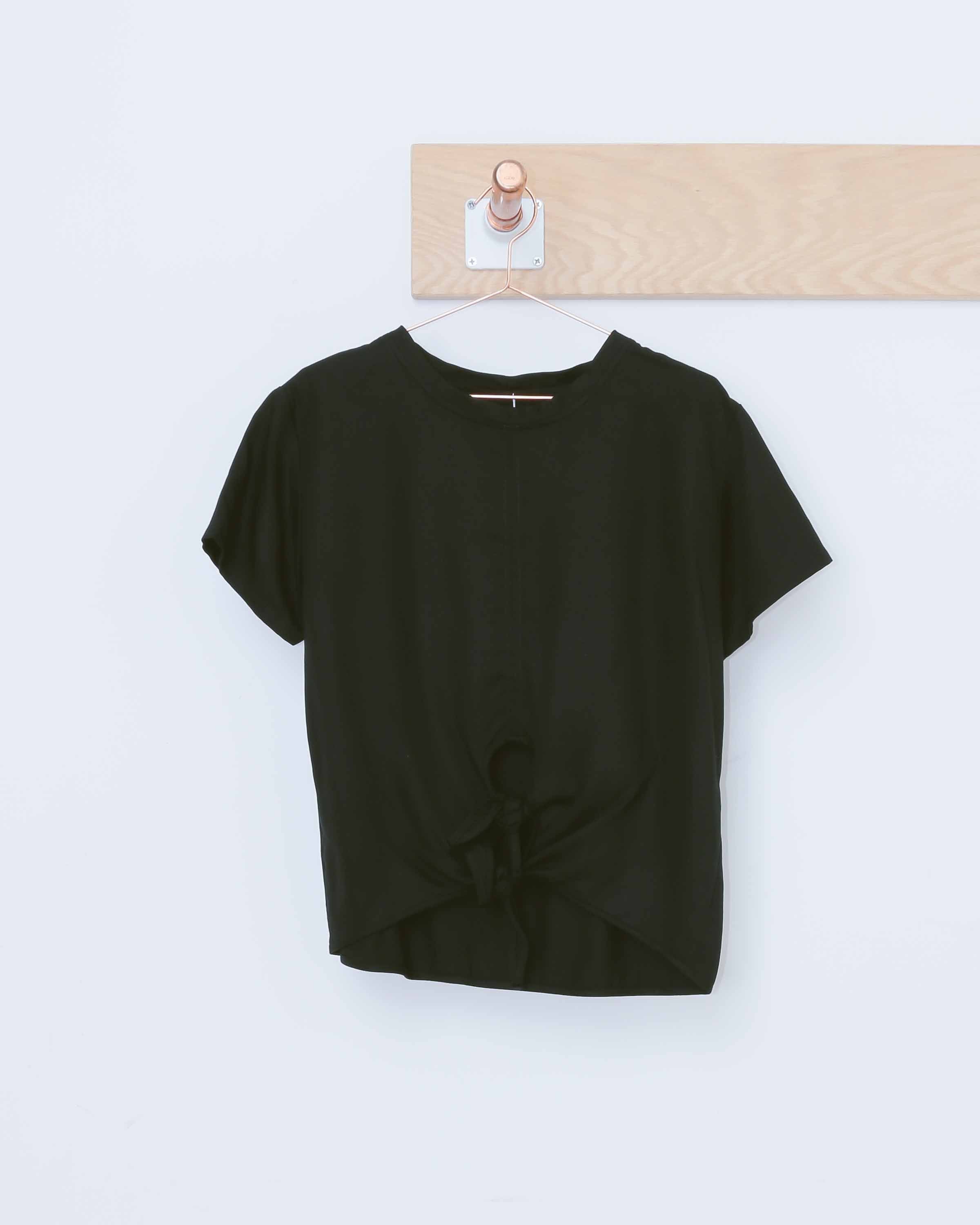 Double Front Tie Top